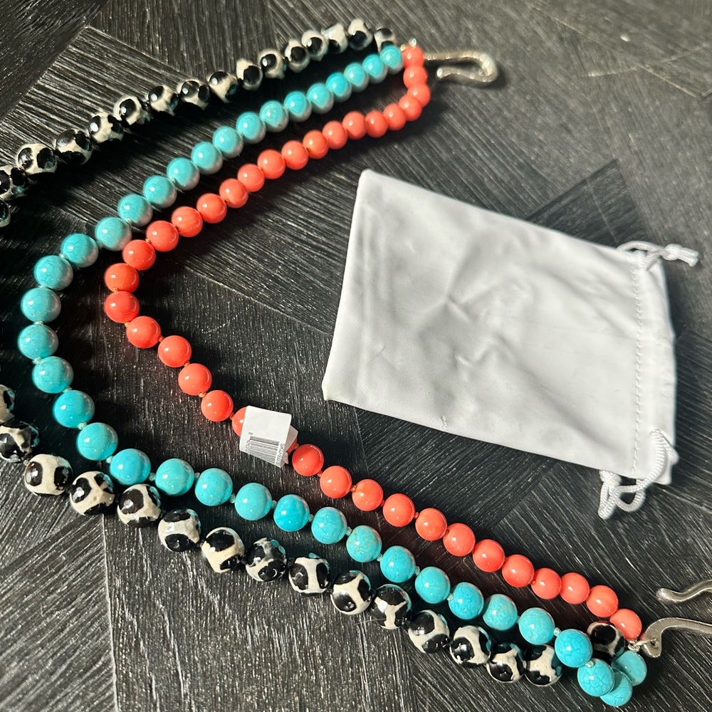 Colorful Beaded Necklace Set